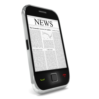 News on smartphone