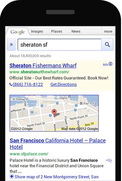 location based mobile ad