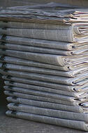 newspaper stack