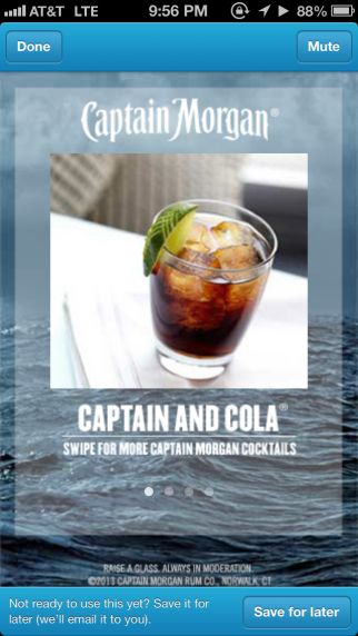 Captain Morgan targets consumers with Foursquare ads